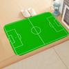 VIKAMA Football Pitch Doormat Stain-Resistant & Non-Slip Entrance Hallway Mat Bedroom Entrance Rug Bedside Carpet Home Decor