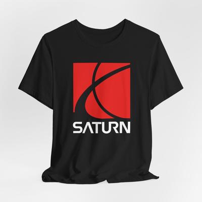 Unisex Saturn Vintage Car Tshirt Classic Auto Fans Tee Sizes S-5XL