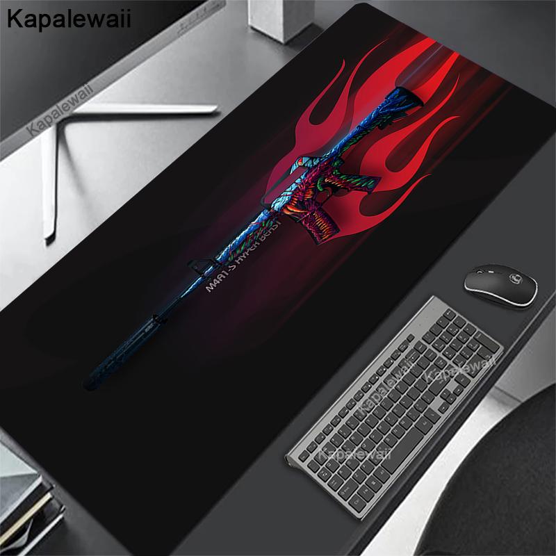 Extended Mouse Pad CSGO Gaming Mousepads PC Gamer Desk Protector Large Keyboard Pads XXL Game Black Mouse Mat