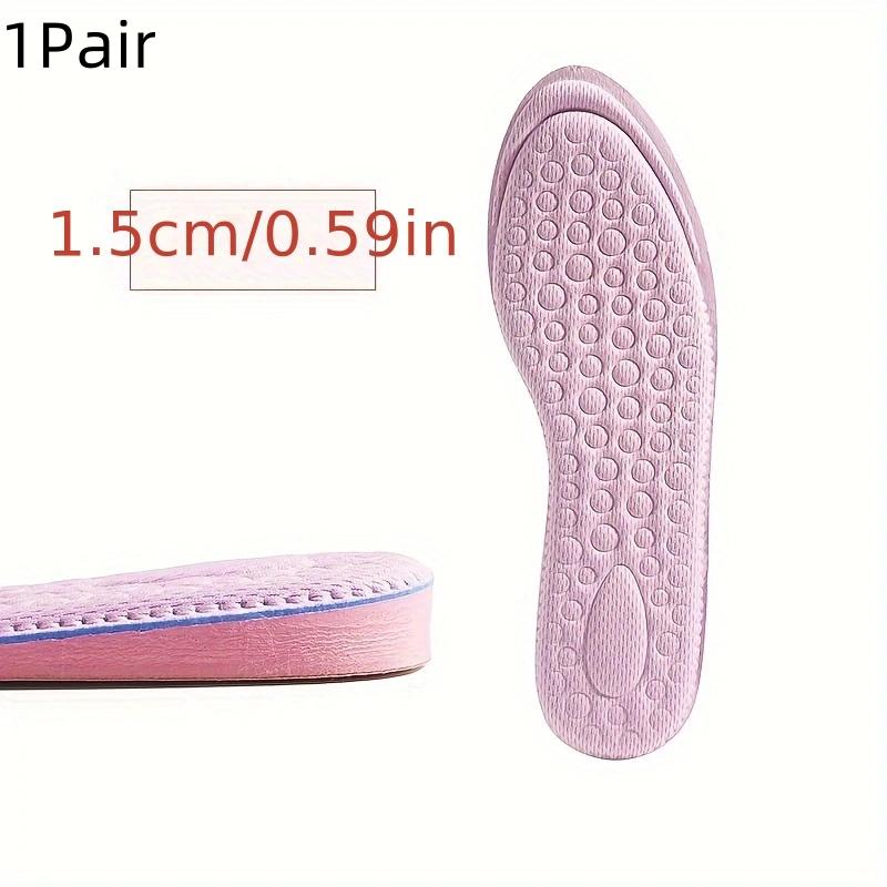 1Pair Height Increased Insoles for Women Shoes Inner Sole Shoe Insert Lift Heel Comfort EVA Heightening Feet Care Insoles