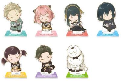 Takara Tomy Arts Schulter Zun SPY×FAMILY Trading Acrylständer Box Produkt 7 Arten Ca.. 65mm Aus Acryl