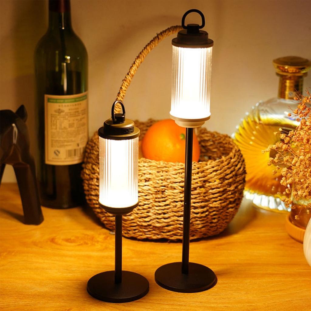 Portable Desktop Lamp Stand Outdoor Lantern Bracket Camping Lights Support for Outdoor Camping