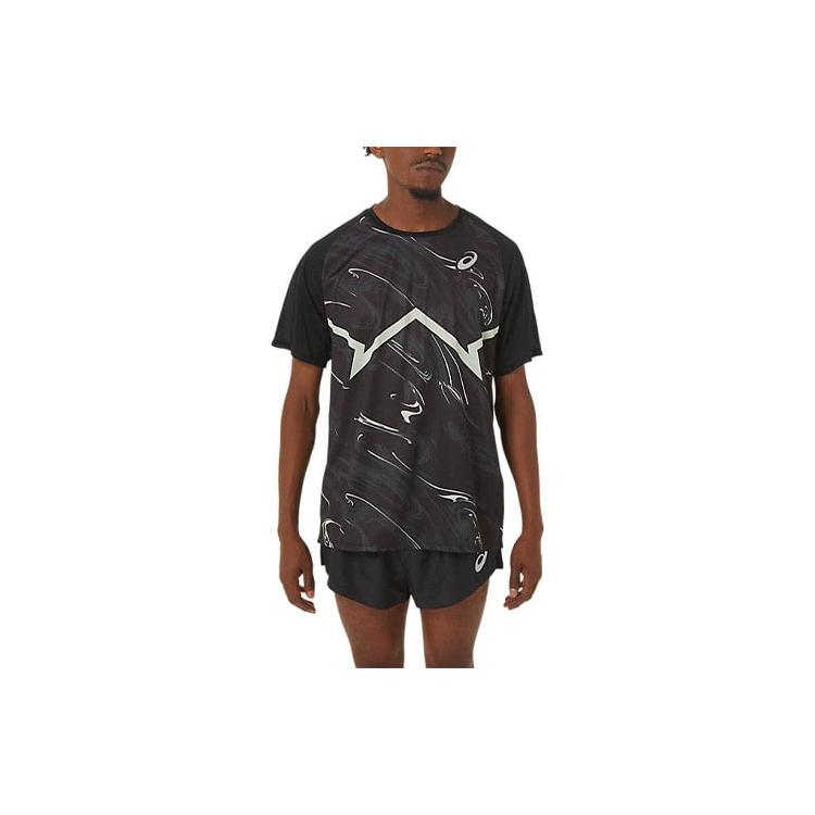 Мужская футболка Asics CJ LINE LIGHT SS TOP Черная 2091A616-001 L