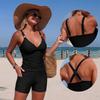 Swimwear new split swimwear pocket tankini for women in stock
