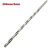 1 peça 200mm Brocas HSS Extra Longas Haste Reta Broca Helicoidal Para Perfuração de Metal Furadeira Elétrica 2-10mm Ferramenta Elétrica