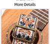 Langting Embroidered Ukulele Shoulder Strap
