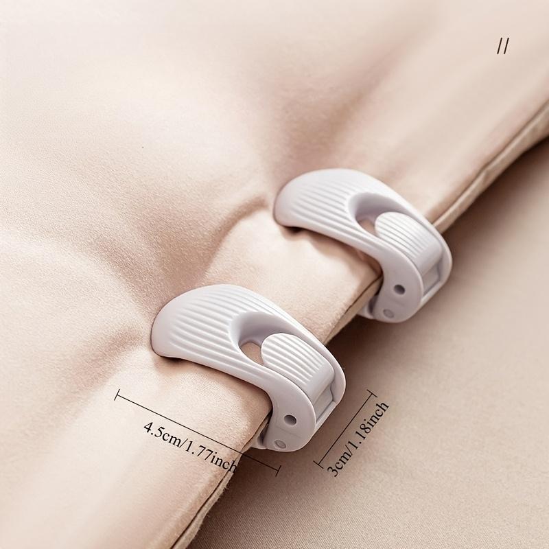4PCS Sheet and Comforter Fastener, Shell Clip To Prevent Sheet Slippage, Suitable for Thick Mattresses/flat Beds.