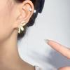 New Niche Design High-end Full Diamond Bow Stud Earrings Light Luxury Unique Personalized Earrings Ear Jewelry