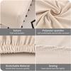 Solid Color Chair Cover Spandex Stretch Slipcovers Chair Protection Covers