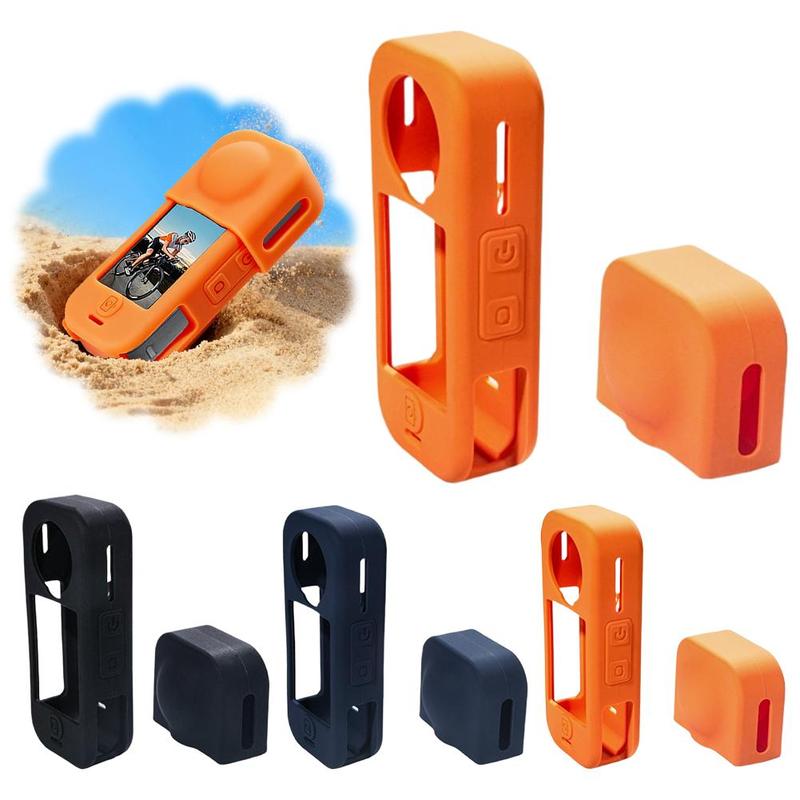 For Insta360 X4 Air Shockproof Camera Silicone Body Protector With Lens Cover And Scratch-Resistant Soft Rubber