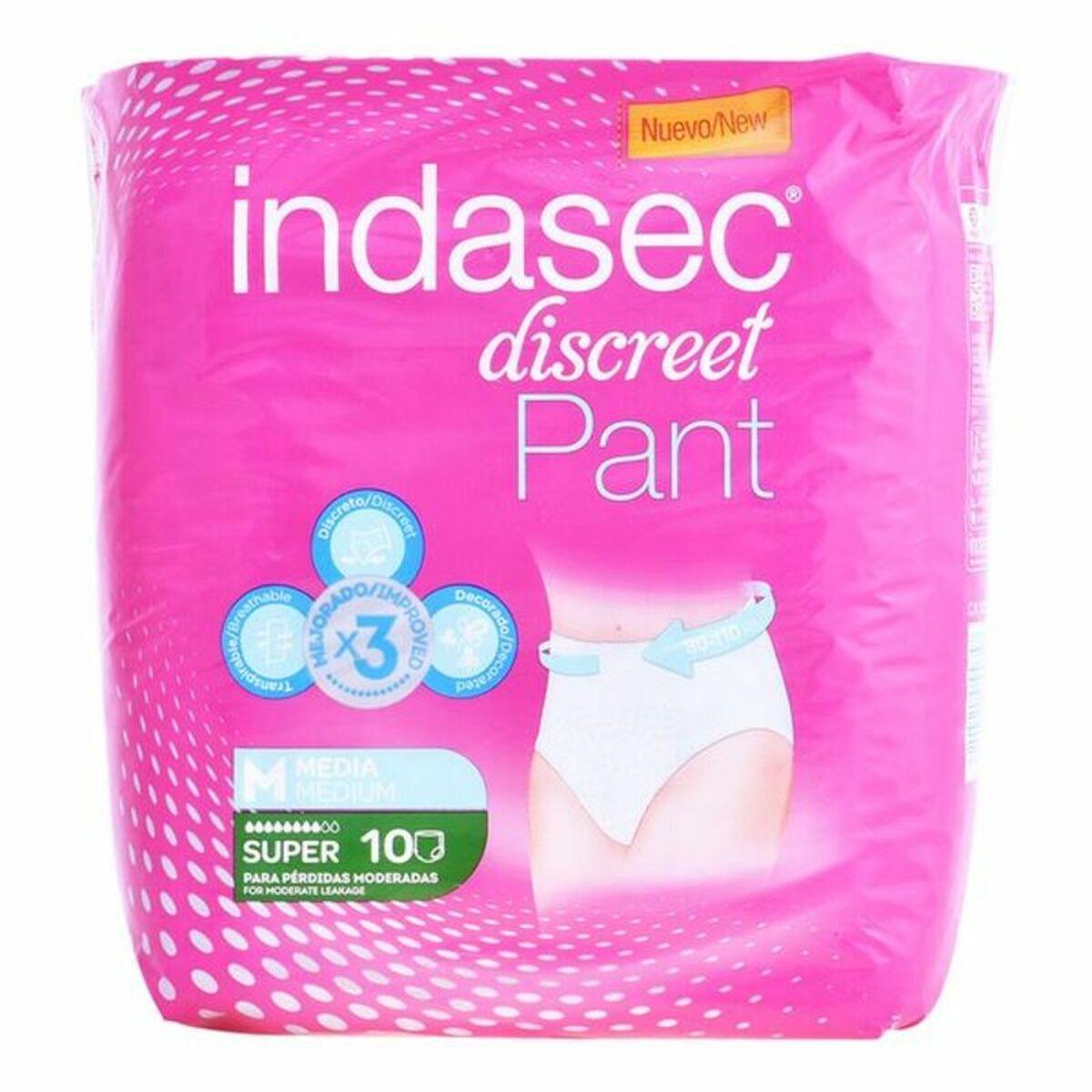 

Incontinence Diapers Pant Super Medium Size Indasec Pant Super (10 units)