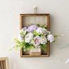 Simulated Flower Wall Hanging Picture Frame 3D Handmade Imitation Flowers Decoration  Wall Hanging