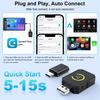 2 In 1 Mini Wireless CarPlay & Android Auto Wireless Adapter Plug and Play Compatible iPhone/Android For Havel Kia Volvo