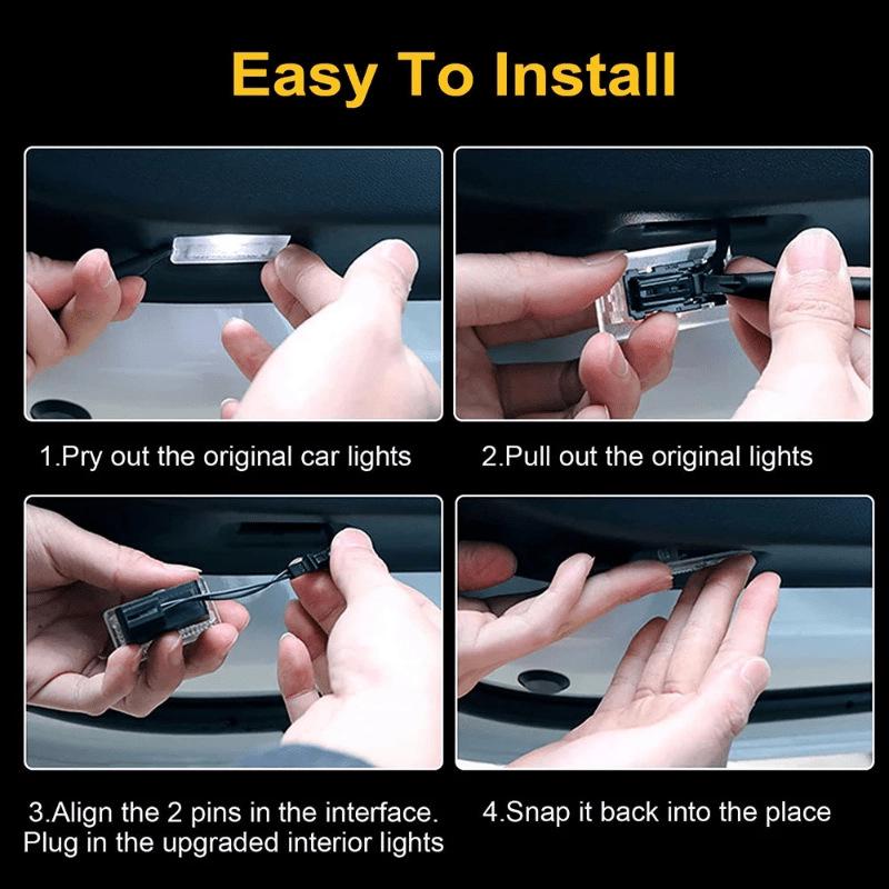 Tesla Ambient Footwell & Trunk Welcome Lights for Models 3, Y, X, S