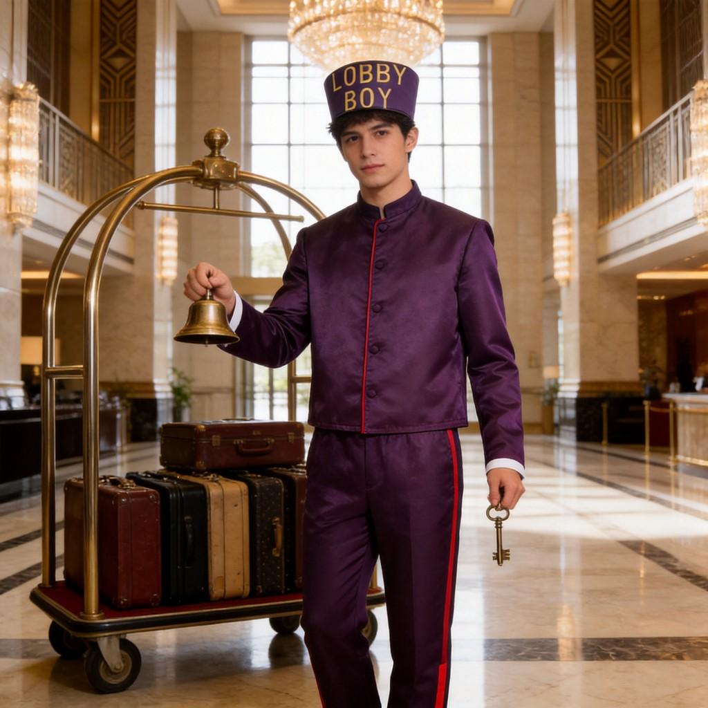 The Grand Budapest Hotel Tgbh Cosplay Outfit With Stretch Fabric For Themed Events