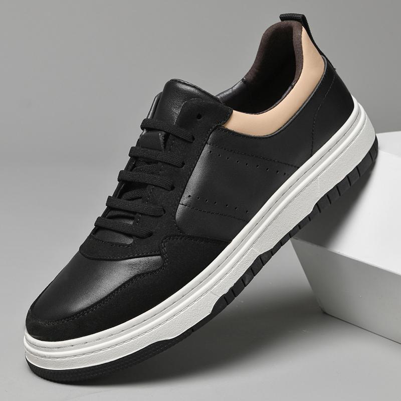 Pantofi sport pentru bărbați de înaltă calitate, din piele naturală, respirabili, lucrați manual, Tenis Masculino, de lux, de brand, pentru skateboard