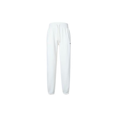High-Waisted Drawstring Casual Pants With Solid Color Logo Women Bottoms Milk-White DQ5887-133