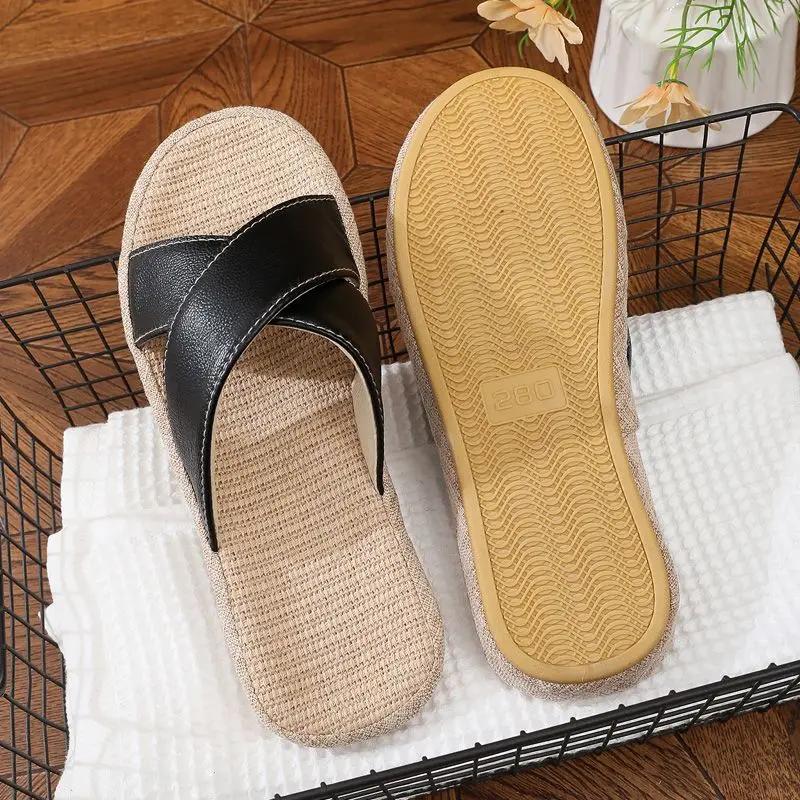 Fashion Male Slipper House Flat Indoor Slides Men's Shoe Walk Around Home 2025 Style Comfortable Trend Mascullino Designer Luxury Fun