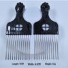 Black Hair Curling Sponge & Styling Comb Set