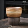 1pc 150ml Japanese Ceramic Coffee Cup Pottery Espresso Cups Vintage Kung Fu Tea Cup Office and Household Water Mug Wholesale