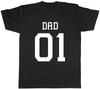 Number 1 - Dad Mens Unisex T-Shirt Tee