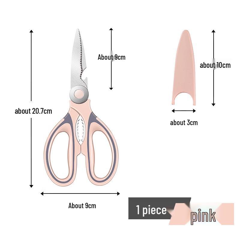 Newcomer Special: Multipurpose Stainless Steel Kitchen Scissors for Chicken, Meat, and Fish with Free Shipping