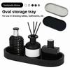 Oval Silicone Storage Tray Shatterproof Thickened Soap Tray Waterproof Jewelry Storage Box
