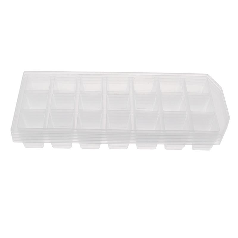 1PC 21Grid Soft Plactic Ice Cube Pudding Maker Mold Refrigerator Ice Mould Tray Tool