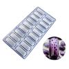 18 Slot Mold for Chocolates Jellies Food Grade Plastic Polycarbonate Candy Mould for Baking Enthusiasts Kitchen Tool