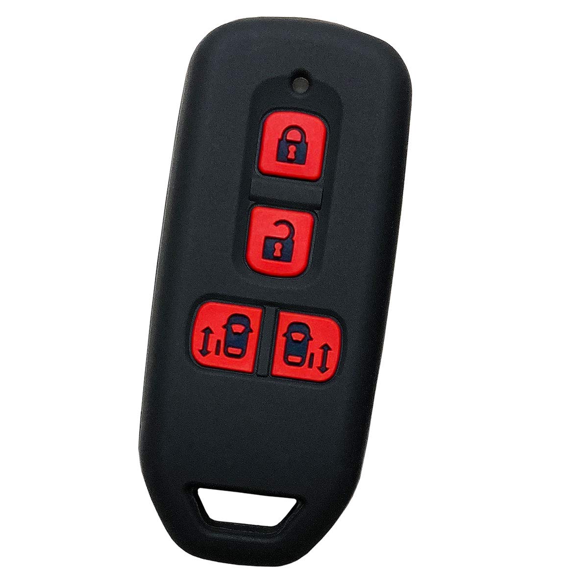 [IKT] Smart key silicone cover for Honda vehicles, slide type чёрный
