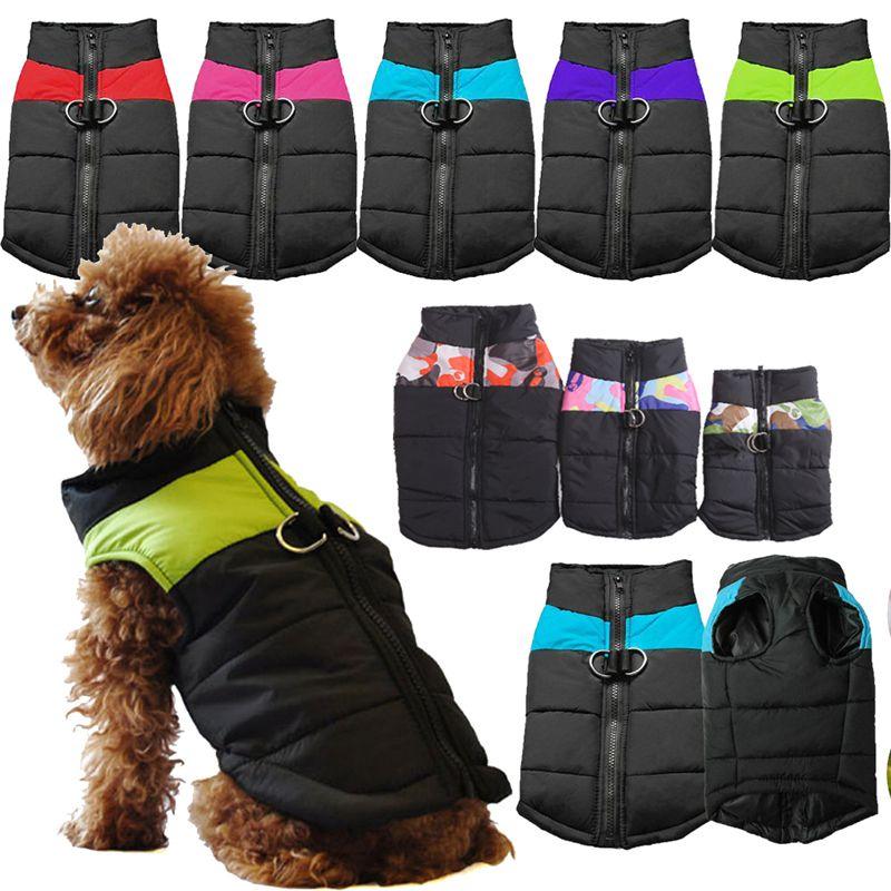 Pet Clothing Apparel Vest Winter Down Coat Jacket Dog Puppy Warm Large Clothes