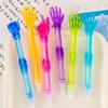 1/6Pcs 0.5Mm Ballpoint Pen Creative Cartoon Gesture Shaped Pen Office Supplies Student Stationery Prize Gift Pen
