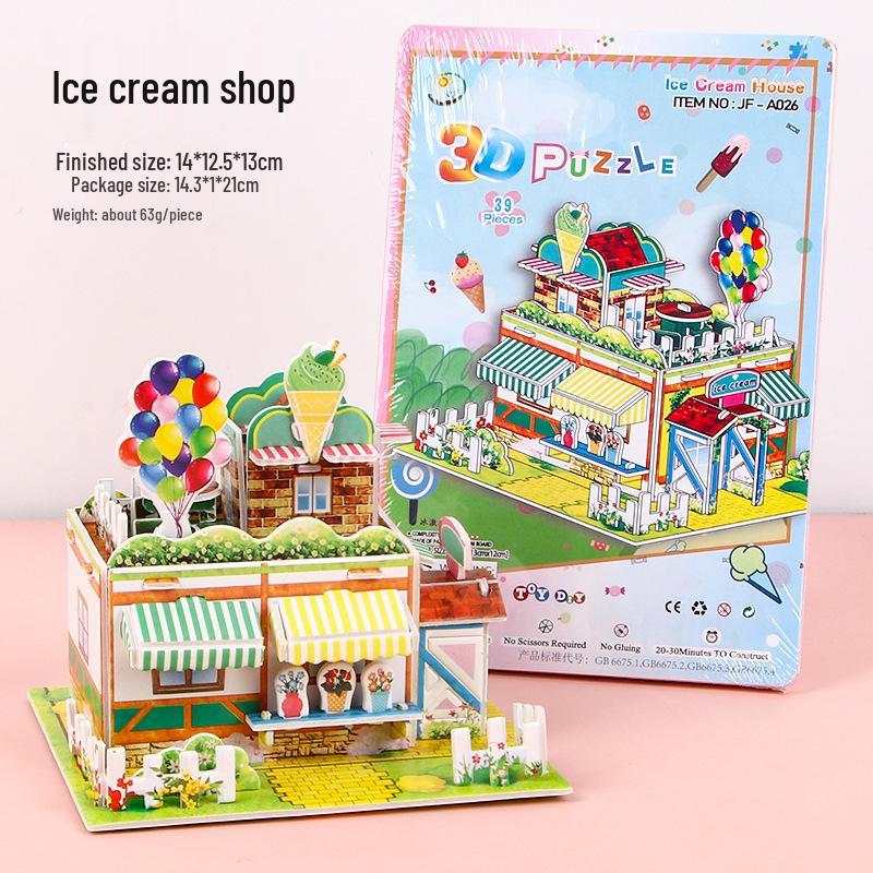 

Creative 3D Cartoon Puzzle for Children Ages 3-6 – DIY Educational Toy Gift