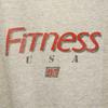 HANES 90s Old Fitness Short Sleeve T-shirt XL Gray Single Stitch Men's Used