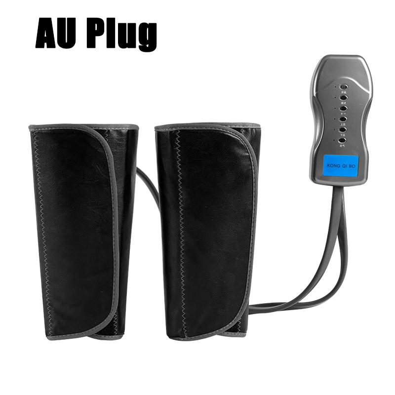 

4D Массажер для ног с воздушным давлением с ручным разминанием, режимами похудения и декомпрессии, регулируемыми ремнями, портативный 400 г для облегчения боли в ногах EU Plug