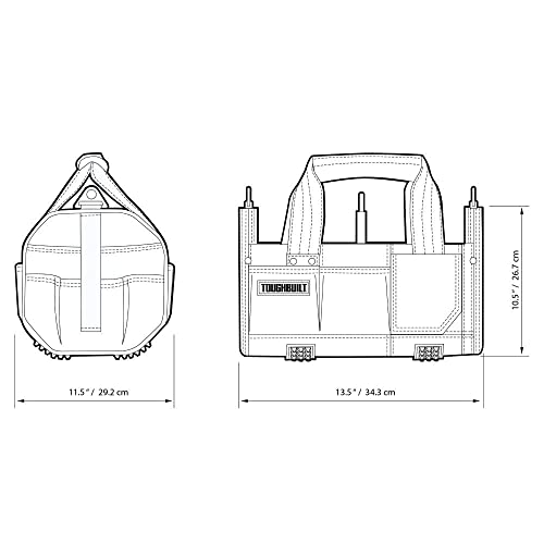ToughBuilt 12-inch Modular Tote Tool Bag (TB-81-12)
