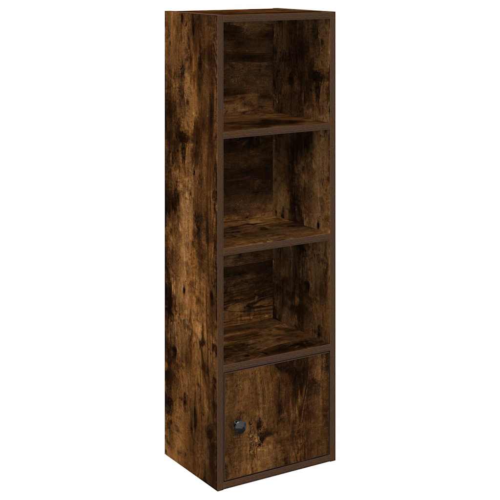 Vidaxl Regał, Przydymiony Dąb, 31X24X102 Cm, Materiał Drewnopochodny