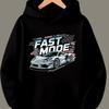 Kids' Casual Hooded Sweatshirt (Autumn/Winter) – Trendy Hoodie with Front & Back Graphics for Boys and Girls