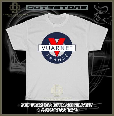 Nouveau T-shirt Homme Logo Lunettes de Soleil Vuarnet France Dotees Américaines T-shirt