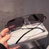New Fashion Enlarged Double Beam Men's Cycling Sunglasses Big Face Thin Toad Glasses Ruffian Handsome Sunglasses Women