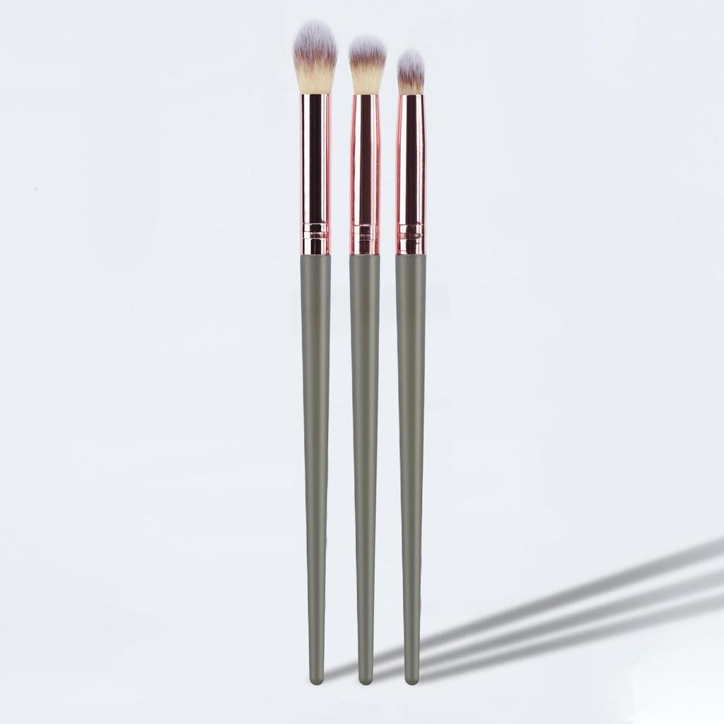 3-teiliges Lidschattenpinsel-Set aus Kunstwolle: Augen Make-up Werkzeuge zum Verblenden
