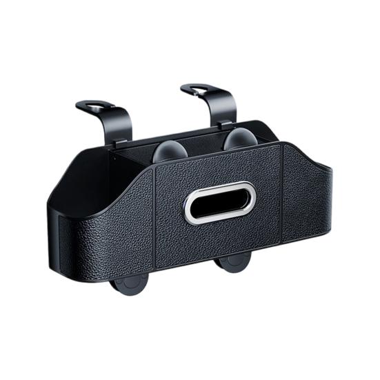 Car Backseat Organizer with Cup Holder Tissue Box Multifunctional Universal Automotive Seat Headrest Hanging Storage Box Hook Car Accessories