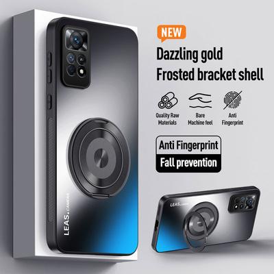 For Xiaomi Redmi A5 13C 14C Note 11 13 14 Pro Plus Global Magnetic Ring Stand Back Phone Case Magsafe Ring Lens Protective Cover