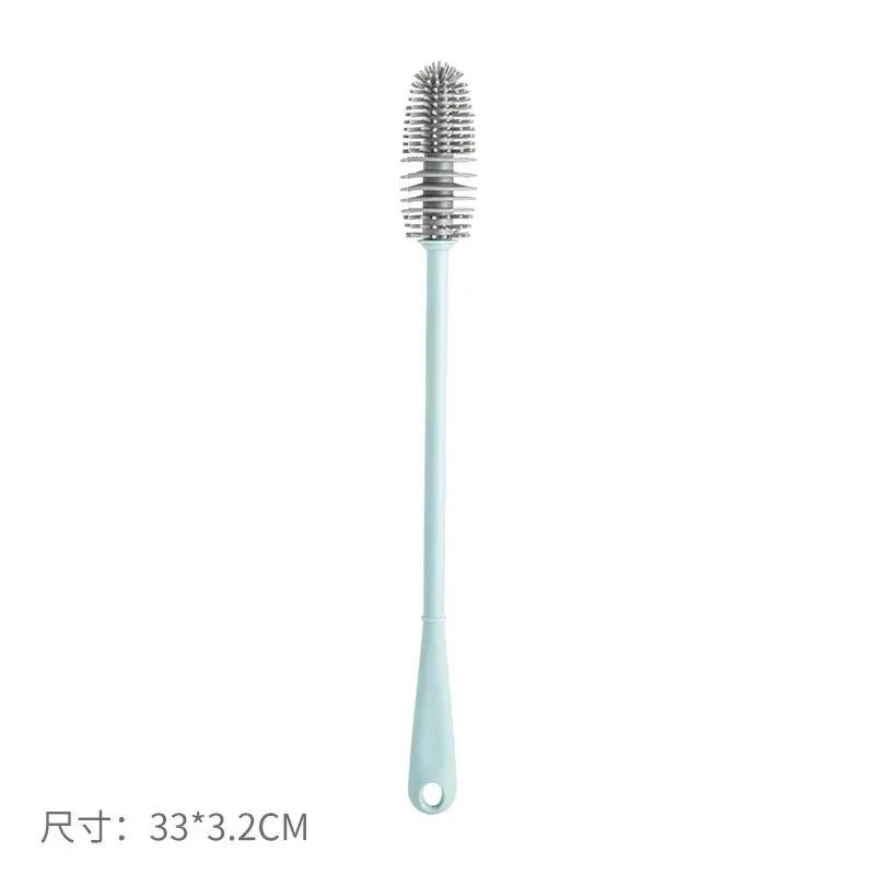 Silicone Cup Brush Cup Cleaning No Dead Corners Or Gaps Plastic Brush Milk Bottle Cleaning Brush Household