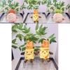 Cute Plush Pancake Food Doll Keychain Soft Pp Cotton Adorable Pendant Accessory