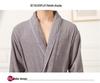 Unisex Cotton Bathrobe: Absorbent Towel Material for Home, Hotel, Spa & Sauna