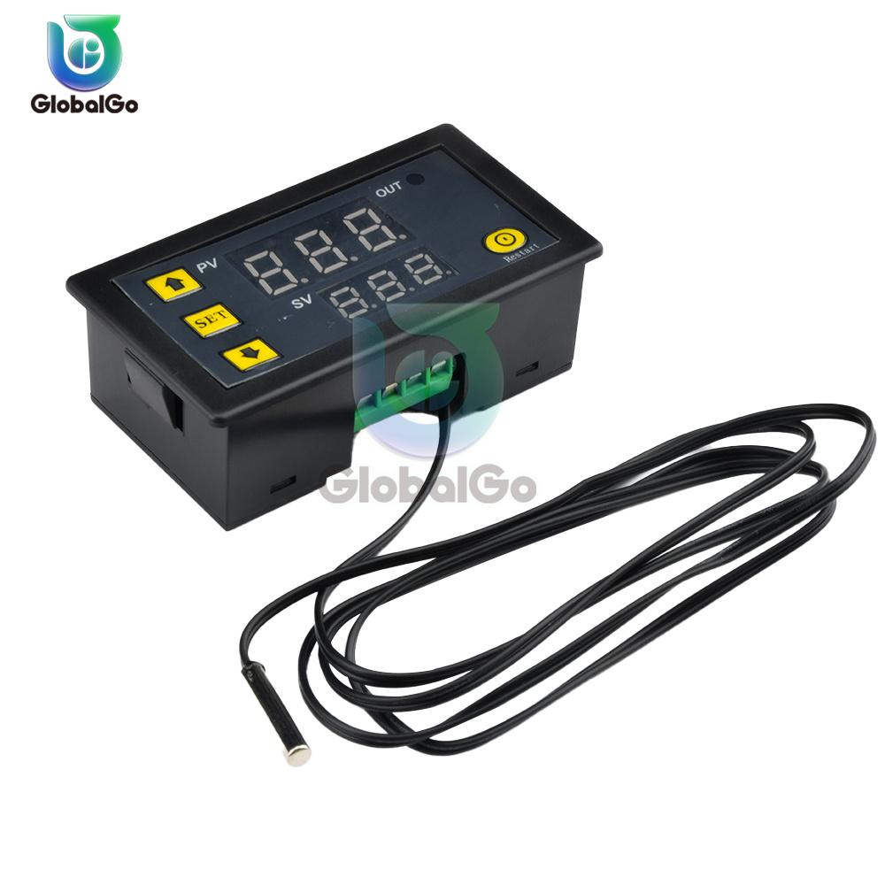 W3230 Mini Regolatore Digitale di Temperatura 12V 24V 220V Termostato Regolatore Controllo Riscaldamento Raffreddamento Termoregolatore Con Sensore