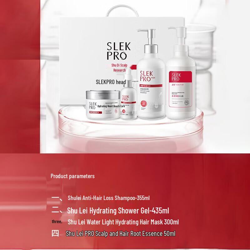 Slek PRO Moisturizing & Anti-Hair Loss Hair Care 4-Piece Set