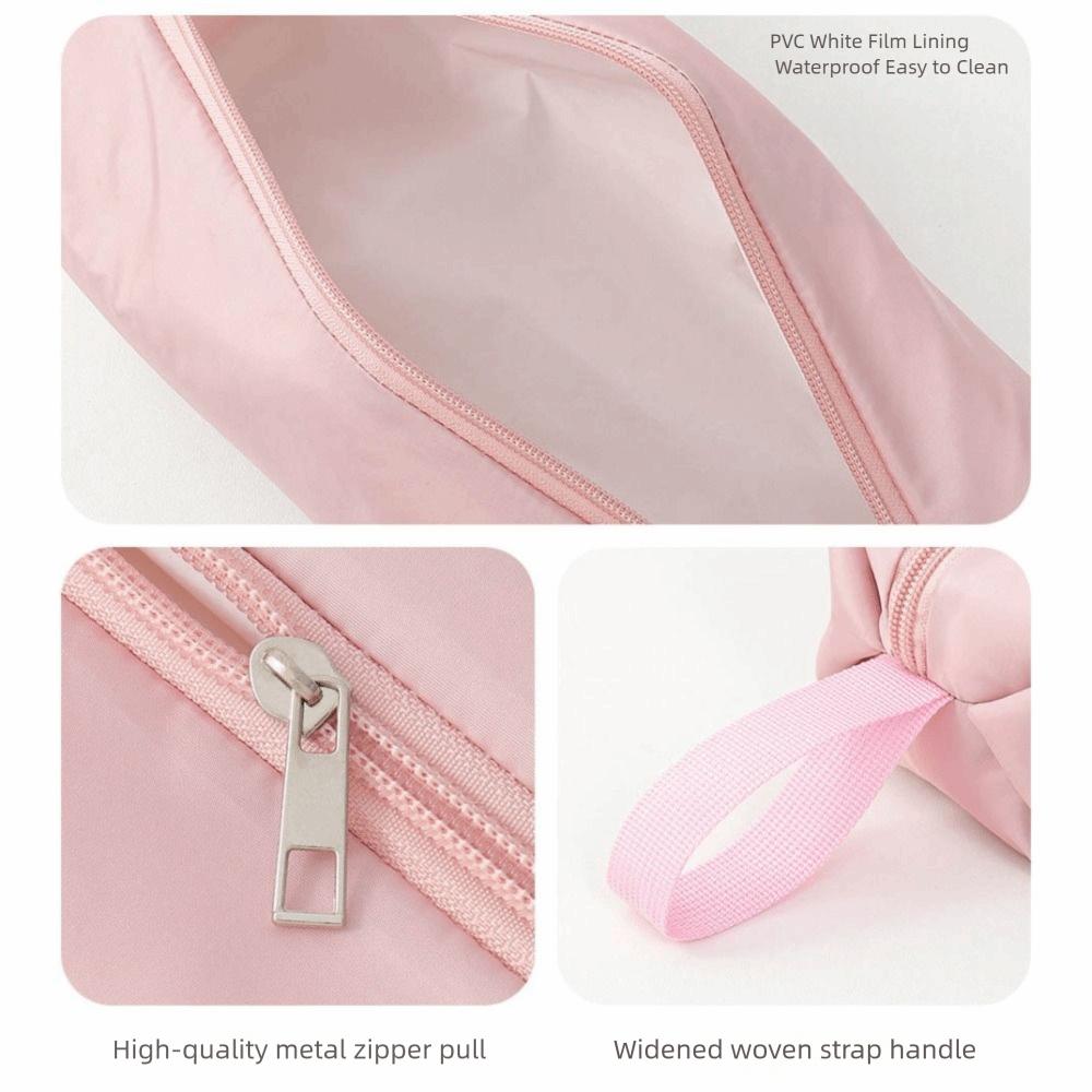 Portable Waterproof Storage Bag Large Capacity Solid Color Travel Carrying Case Lightweight Organizer Pouch Travel