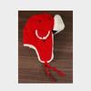 Red Bomber Hat, Winter Thickened Warm Plush Ear-Protecting Hats Men And Women, Hiking Skiing Cycling Windproof Outdoor